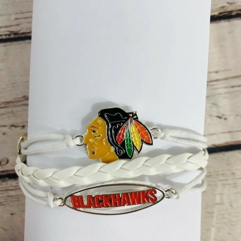 Chicago Black Hawks‎ Bracelet